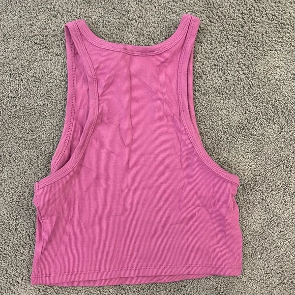Zara Pink Halter Crop Top - Picture 3 of 3